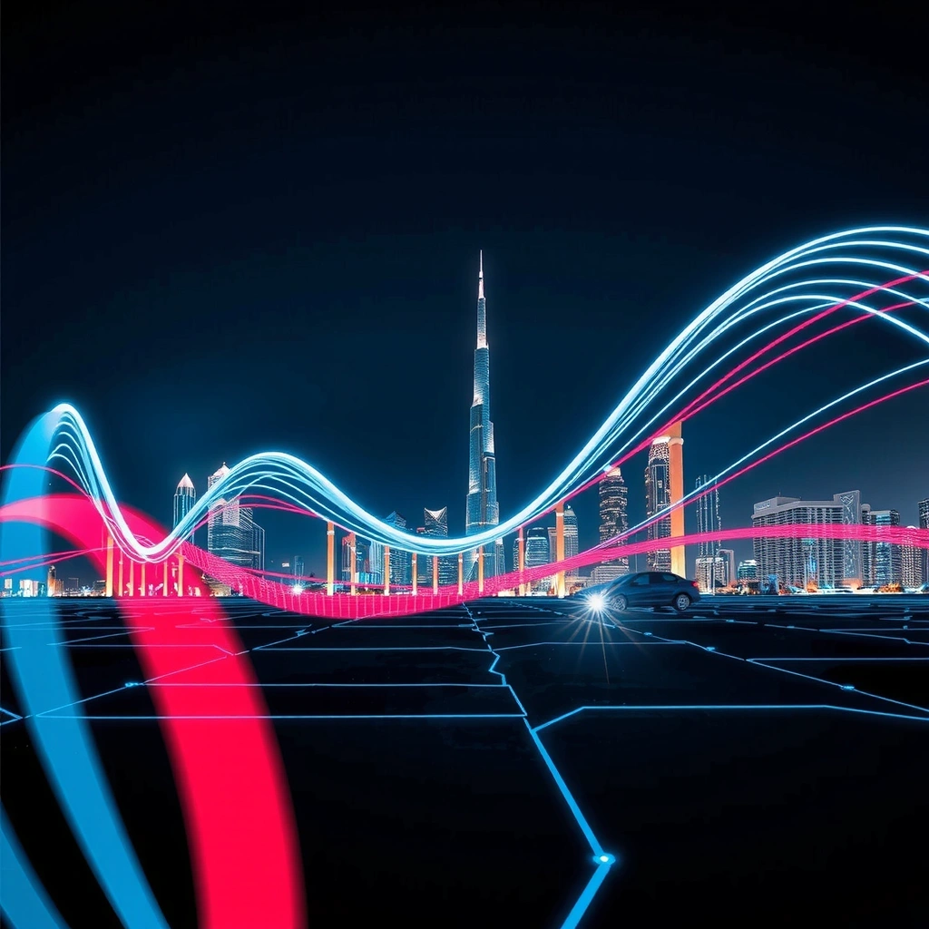 Digital network background