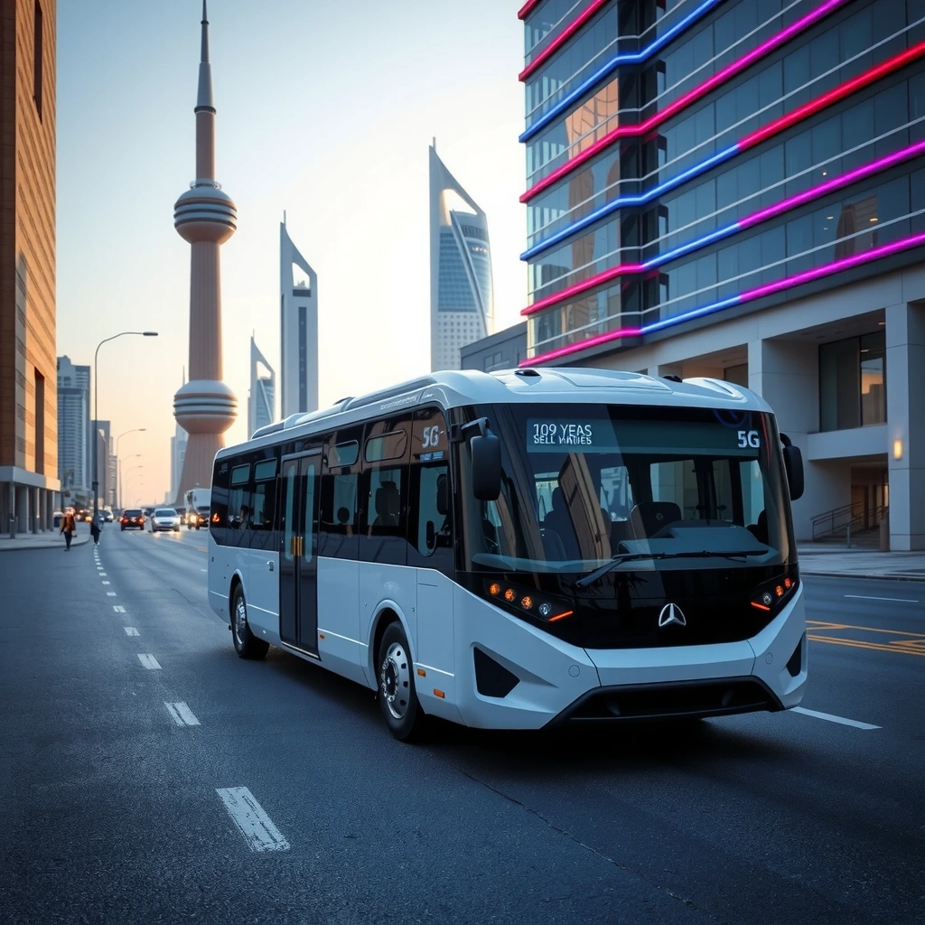 Autonomous shuttle bus